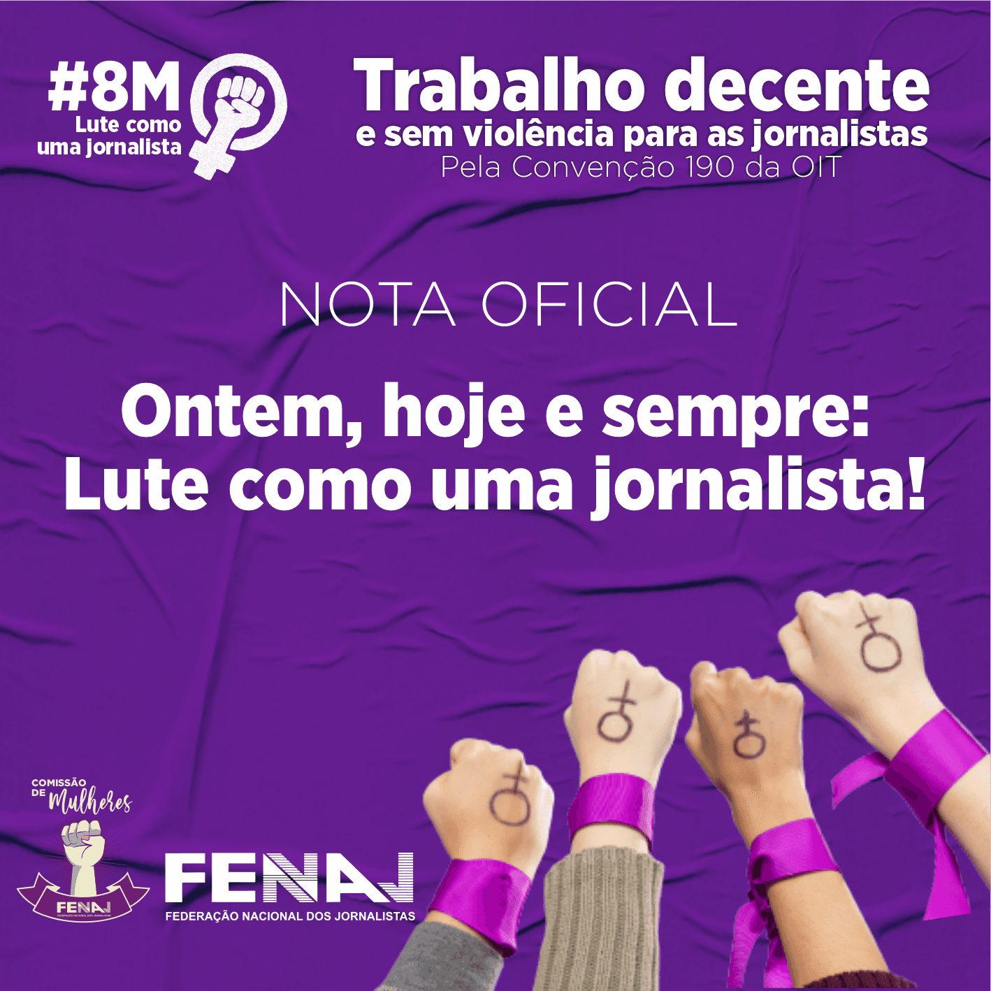 8 de Março – Ontem, hoje e sempre: Lute como uma jornalista!