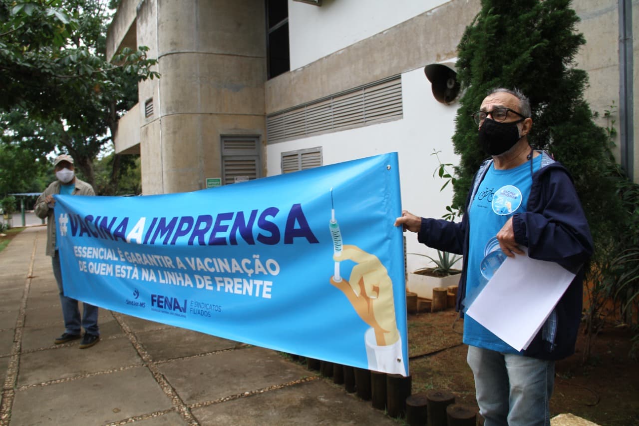 Jornalistas promovem Dia Nacional de Luta pela vacinação da categoria