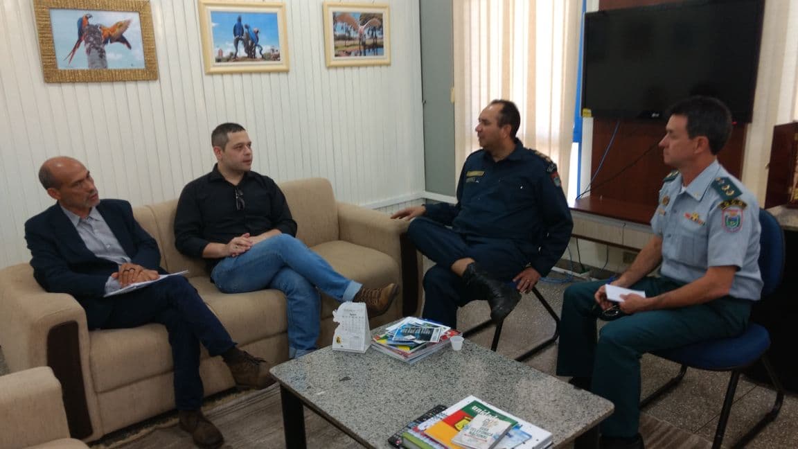 SINDJOR/MS participa de audiência com o Comando-Geral da PM