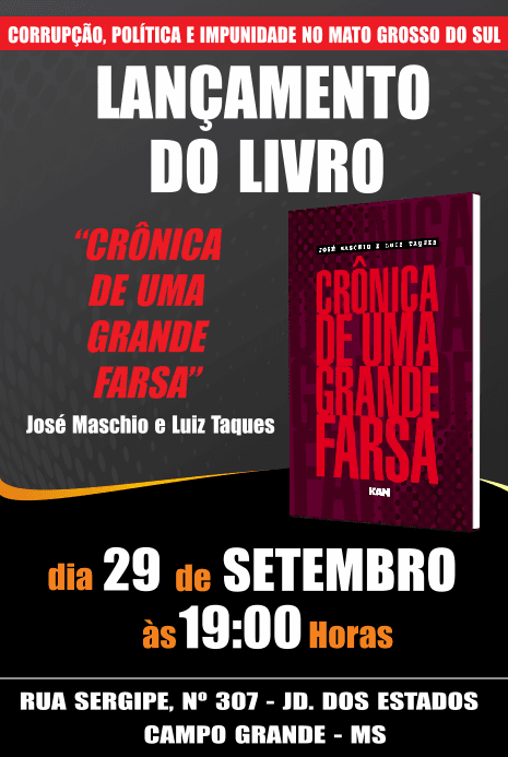 Jornalistas lançam livro-reportagem "Crônica de uma Grande Farsa" na Capital