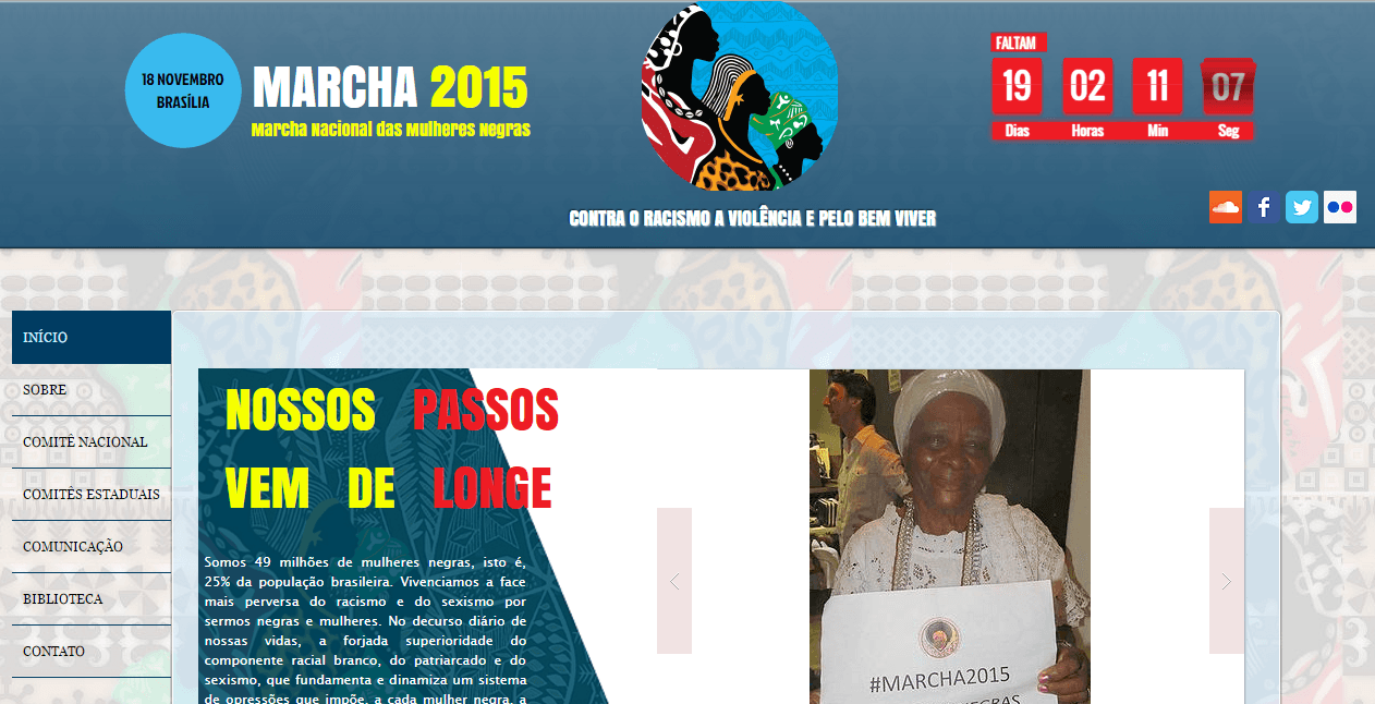 Participe da Marcha das Mulheres Negras, contra o racismo e a violência, em Brasília