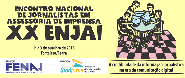 Abertas as inscrições para o XX Encontro Nacional de Assessores de Imprensa