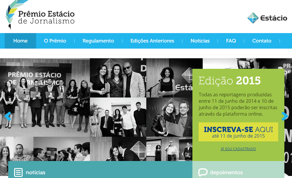 Prêmio Estácio de Jornalismo abre inscrições para a sua quinta edição